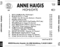 Preview: Anne Haigis - Highlights CD 1987