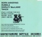Preview: Helmet - Born Annoying CD Single 1989 1993