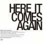 Preview: Melanie C - Here It Comes Again PROMO CD Single 2003