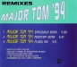 Preview: Peter Schilling & Bommbastic - Major Tom '94: Deutsche Version (Remixes) CD Single 1994