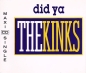 Preview: Kinks - Did Ya CD Single 1991