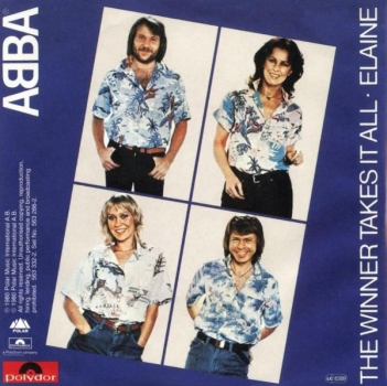 ABBA - The Winner Takes It All CD Single 1980 1999
