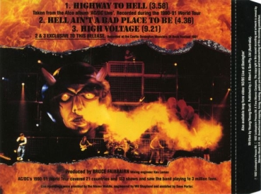 AC/DC - Highway To Hell (Live) CD Single 1992