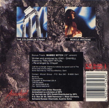 Split-Second - The Colosseum Crash (Inside Out Remix) + Muscle Machine 3 INCH CD Single 1989