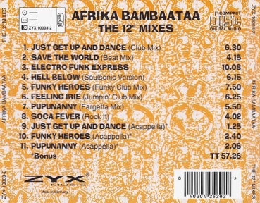 Afrika Bambaataa - The 12'' Mixes CD 1995