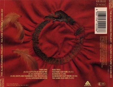 Preview: Alan Parsons Project - Vulture Culture CD 1984