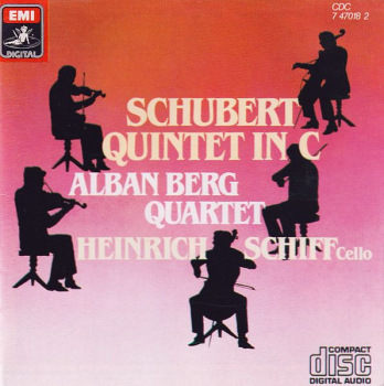 Schubert - String Quintet In C Major, D. 956 (Alban Berg Quartett, Heinrich Schiff) CD 1983 1987