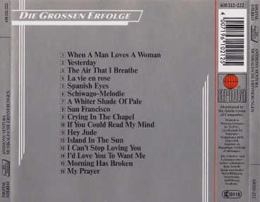 Preview: Anthony Ventura - Musikalische Erinnerungen CD 1984