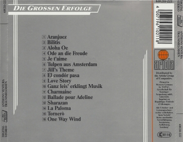 Preview: Anthony Ventura - Traummelodien CD 1984 1986