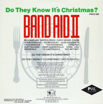 Band Aid II (PWL) - Do They Know It's Christmas? CD Single 1989