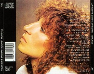 Barbra Streisand - Memories CD 1981 1988