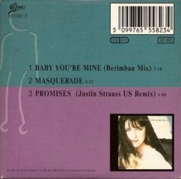 Basia (PWL) - Baby You're Mine (Berimbau Mix) 3 INCH CD Single 1990