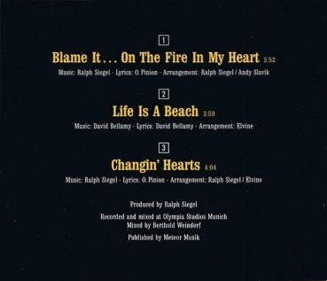 Bellamy Brothers - Blame It... On The Fire In My Heart CD Single 1993