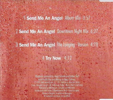 Billi Myer - Send Me An Angel CD Single 1991