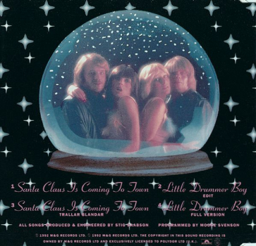 Björn Again - Santa Claus Is Coming To Town + Little Drummer Boy CD Single 1992