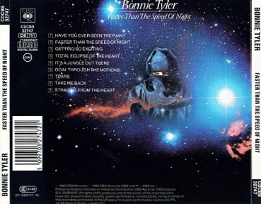 Preview: Bonnie Tyler - Faster Than The Speed Of Night CD 1983 1988