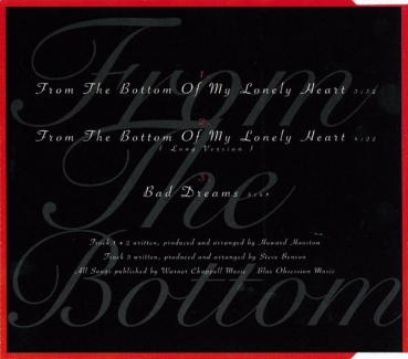 Bonnie Tyler - From The Bottom Of My Lonely Heart CD Single 1993