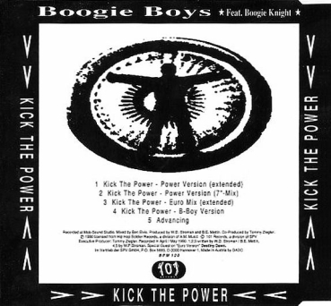 Boogie Boys Feat. Boogie Knight - Kick The Power CD Single 1990