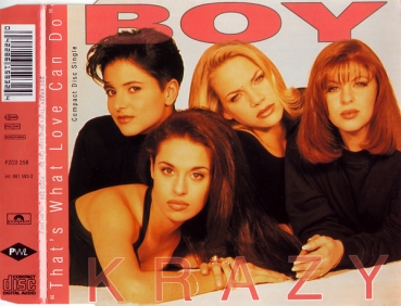 Boy Krazy (PWL) - That's What Love Can Do CD Single 1993