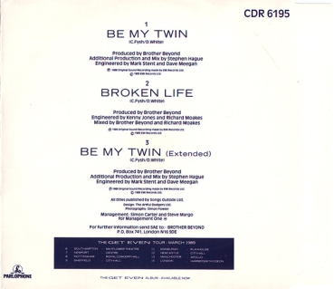 Brother Beyond - Be My Twin CD Single 1989