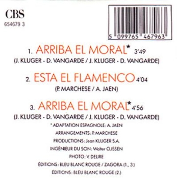 Camaleon - Arriba El Moral 3 INCH CD Single 1988
