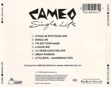 Cameo - Single Life CD 1985