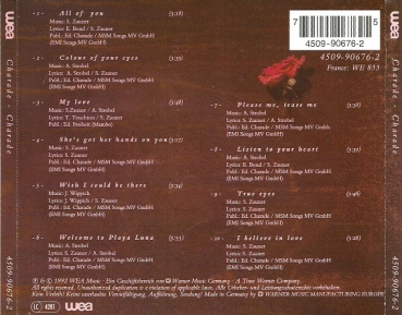Charade - Charade (Same) CD 1992