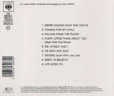 Preview: Cheryl Pepsii Riley - Me, Myself And I CD 1988