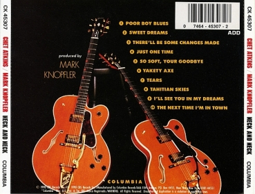 Chet Atkins and Mark Knopfler - Neck And Neck CD 1990