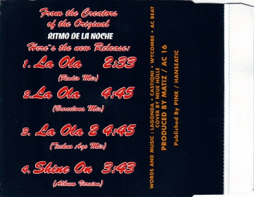 Chocolate - La Ola CD Single 1991