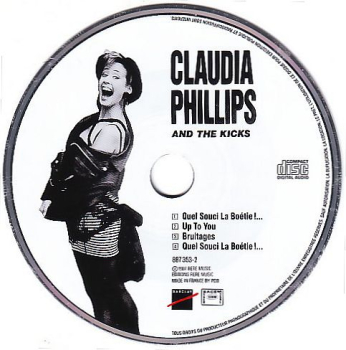 Claudia Phillips & The Kicks - Quel Souci La Boétie!... PICTURE CD Single 1988