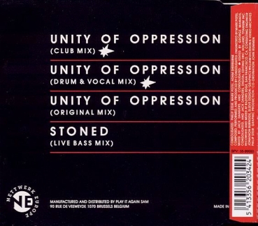 Consolidated - Unity Of Oppression CD Single 1991