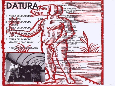 Datura - Yerba Del Diabolo CD Single 1992