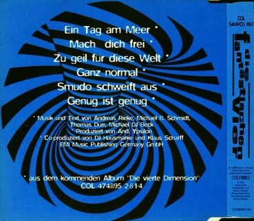 Preview: Die Fantastischen Vier - 4 Dimensionales PROMO CD 1993