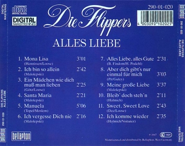 Preview: Flippers - Alles Liebe CD 1987 1990