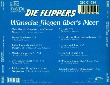 Preview: Flippers - Wünsche Fliegen Über's Meer CD 1982 1994