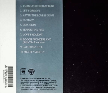 Preview: Earth, Wind & Fire - The Best Of Earth, Wind & Fire Vol. II (2) CLUB CD 1988 1997