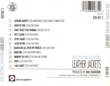 Elton John - Leather Jackets CD 1986
