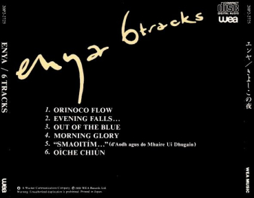 Enya - 6 Tracks CD Single 1989