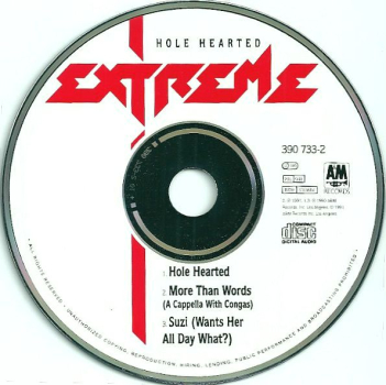 Extreme - Hole Hearted CD Single 1991
