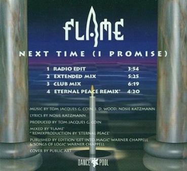 Flame - Next Time (I Promise) CD Single 1993