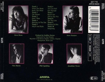 GTR - GTR (Same) CD 1986