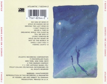 Genesis - We Can't Dance CD 1991