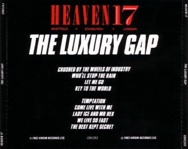 Heaven 17 - The Luxury Gap BLUE FACE CD 1983