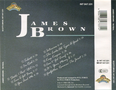James Brown - I'm Real CD 1988