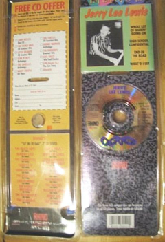 Jerry Lee Lewis - Whole Lot Of Shakin' Going On GOLD 3 INCH CD Single 1988