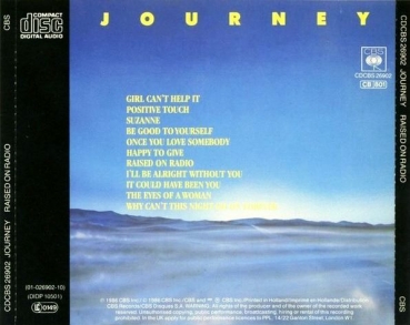 Journey - Raised On Radio CD 1986 1988