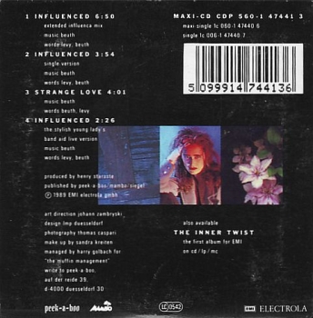 Kristiana Levy - Influenced 3 INCH CD Single 1989