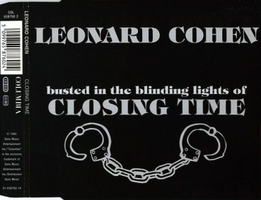 Leonard Cohen - Closing Time CD Single 1992