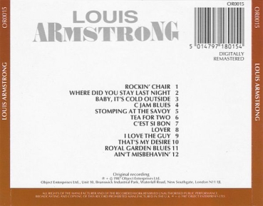 Louis Armstrong - Louis Armstrong (Same) CD 1987